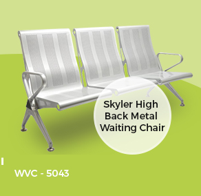 Skyler High Back Metal Visiting Chair WVC-5043