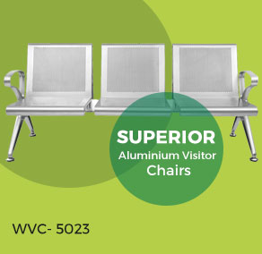 Superior Aluminium Visiting Chairs WVC-5023